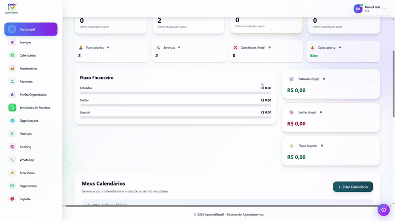 AppointBrazil Interface